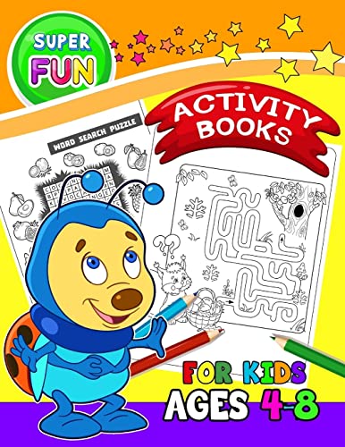 Super FUN Activity books for Kids Ages 4-8
