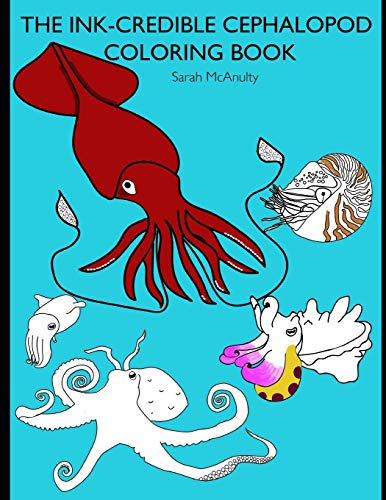 The Ink-Credible Cephalopod Coloring Book