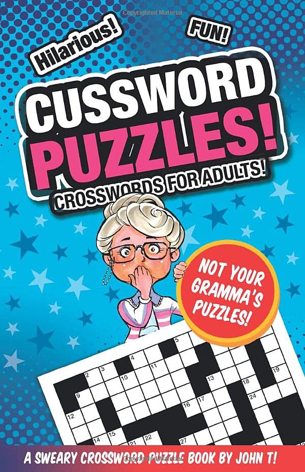 Cussword Puzzles Crosswords for Adults  Not Your Grammas Puzzles