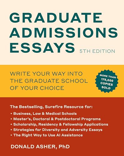 Graduate Admissions Essays, Fifth Edition