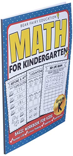 Math for Kindergarten : Basic Workbook for Kids Grade K: Kindergarten Math book, Addition Subtraction Workbook (Education Workbook)