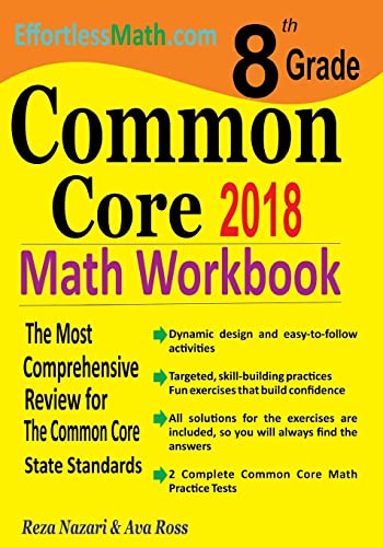 8th Grade Common Core Math Workbook