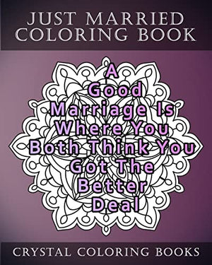 Just Married Mandala Coloring Book