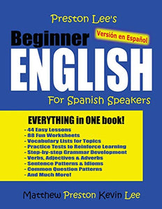Preston Lee's Beginner English For Spanish Speakers (Version en Espanol) 