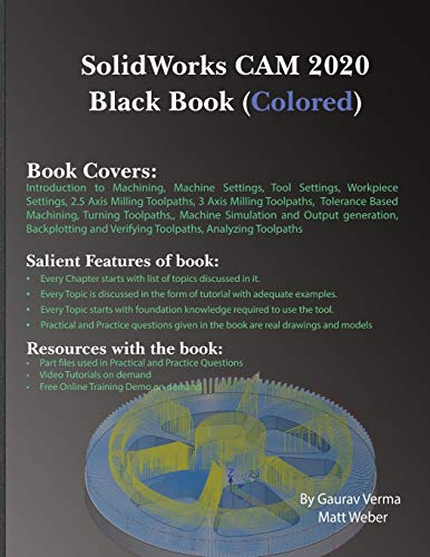 SolidWorks CAM 2020 Black Book (Colored)