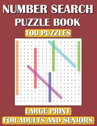 Number Search Puzzle Book