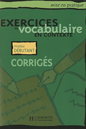 Exercices de vocabulaire en contexte