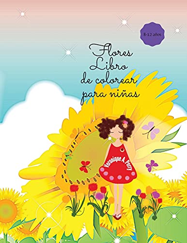 Flores Libro de colorear para ninas