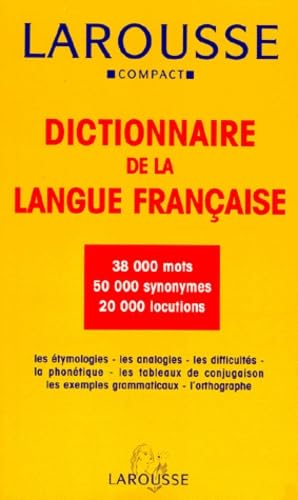 Larousse Compact - Dictionnaire De La Langue Francaise