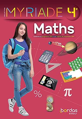 Myriade Maths 4e 2021 Manuel élève: Manuel de l'élève