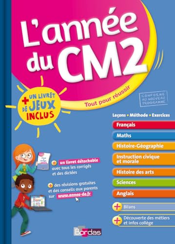 L'ANNEE DU CM2 + LIVRET JEUX