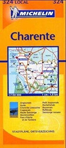 Michelin Local France Charente/Charente-Maritime Map