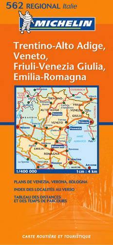 Veneto, Trentino, Alto Adige, Friuli Venezia Giulia, Emilia Romagna