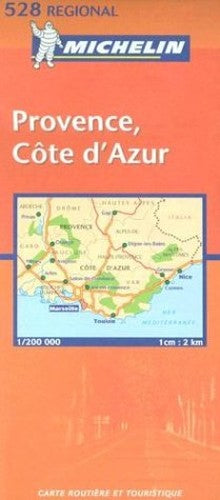 Michelin France, Provence/Cote D'Azur Map No. 528