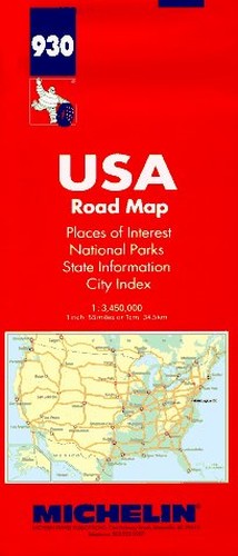 United States of America Road Map