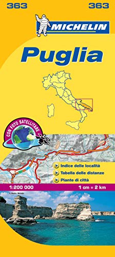 Puglia - Michelin Local Map 363