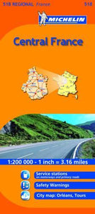 Central France Map 