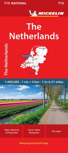 The Netherlands - Michelin National Map 715