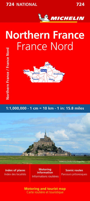 Northern France - Michelin National Map 724