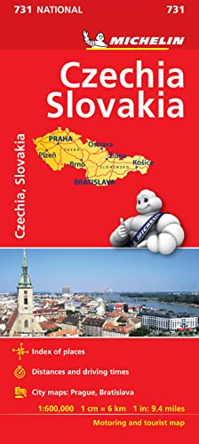 Czech Republic/Slovak Republic - Michelin National Map 731