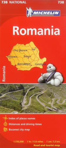 Michelin Romania Map 738