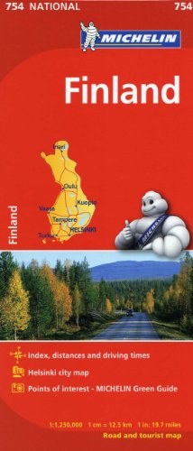 Michelin Finland Map 754