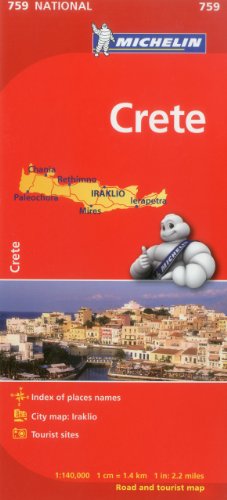 Michelin Map Crete 759
