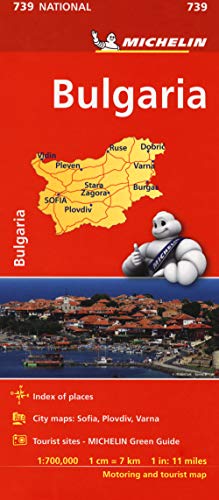 Bulgaria - Michelin National Map 739