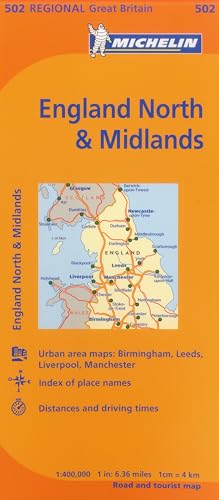 Northern England - Michelin Regional Map 502