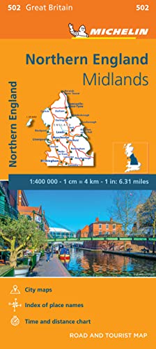 Northern England - Michelin Regional Map 502