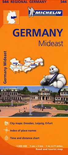 Germany Mideast - Michelin Regional Map 544
