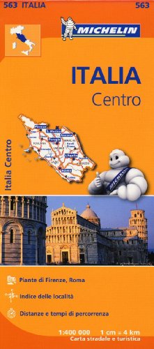 Italy Centre - Michelin Regional Map 563