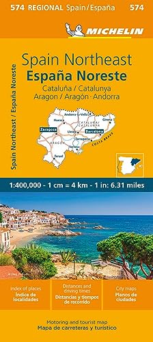 Aragon Cataluna - Michelin Regional Map 574