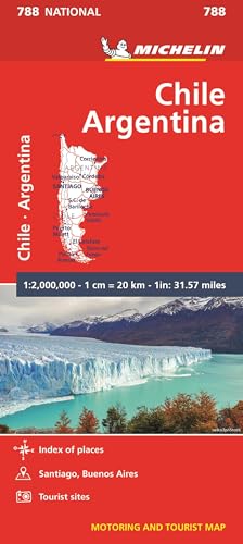 Chile Argentina - Michelin National Map 788