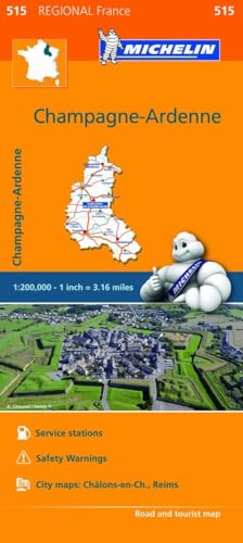 Champagne-Ardenne - Michelin Regional Map 515