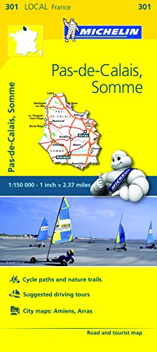 Pas-de-Calais, Somme - Michelin Local Map 301