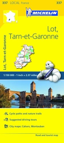 Lot, Tarn-et-Garonne - Michelin Local Map 337