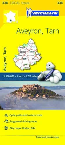 Aveyron, Tarn - Michelin Local Map 338
