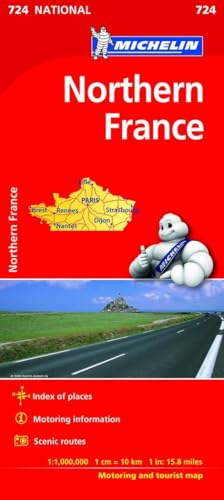 Northern France - Michelin National Map 724