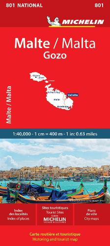Malta - Michelin National Map 801