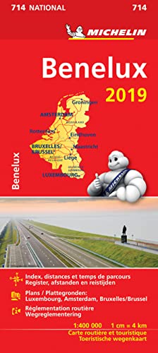BENELUX 11714 CARTE 'NATIONAL' 2019 MICHELIN KAART