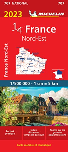 Northeastern France 2023 - Michelin National Map 707