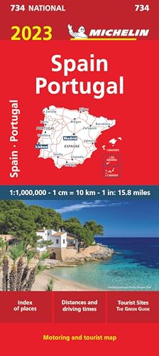Spain & Portugal 2023 - Michelin National Map 734