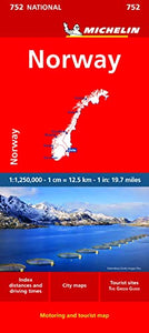 Norway - Michelin National Map 752 