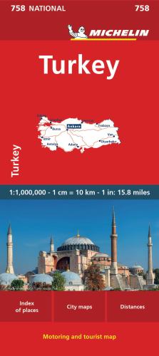 Turkey - Michelin National Map 758