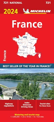 France 2024 - Michelin National Map 721