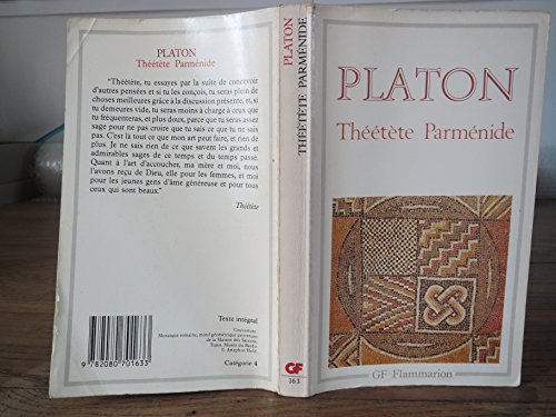 Théétète - Parménide: - NOTICE SUR LA VIE ET LES OEUVRES DE PLATON (Philosophie)