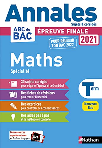 Annales BAC 2021 Maths Term-Corrigé