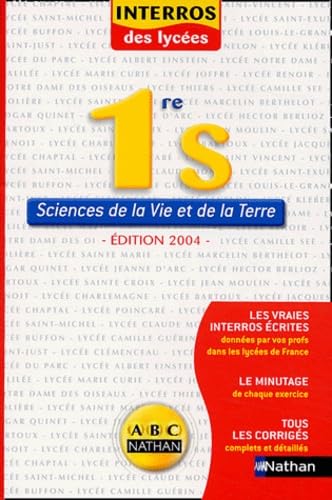 INTERROS LYCEES SVT 1ERE S