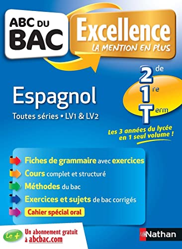Abc du bac Excellence Espagnol 2de 1re term